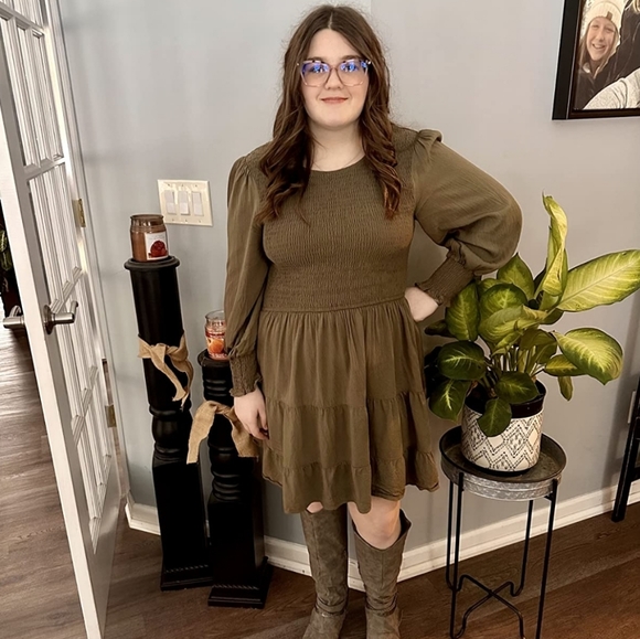 Boutique | Swing Dress | Color: Blush | Size: L - Picture 10 of 13